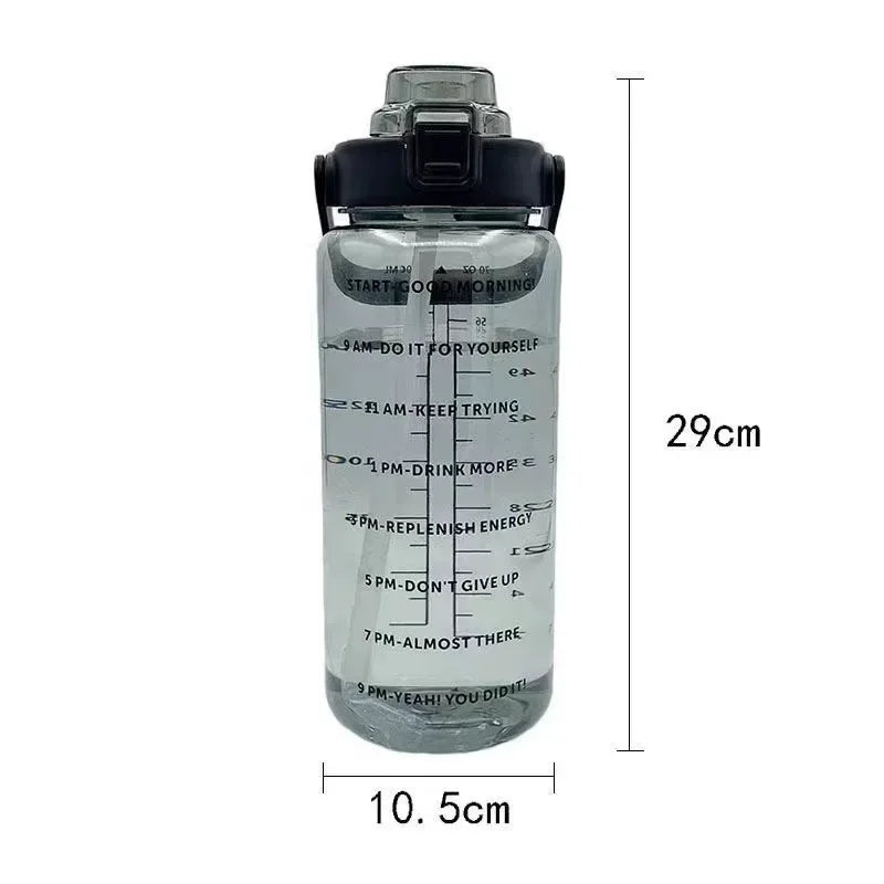 2L Motivational Sports Water Bottle
